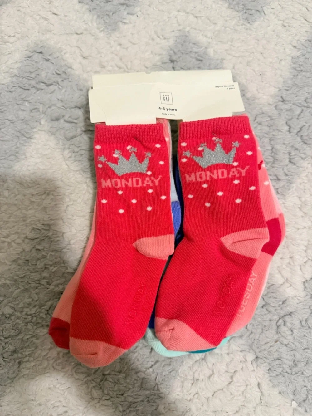 Gap Kids days of the week socks